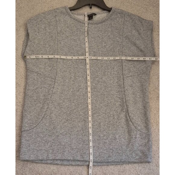 Banana Republic Grey Relaxed Fit Sleeveless Lounge Pullover Top Size M EUC - Picture 5 of 7